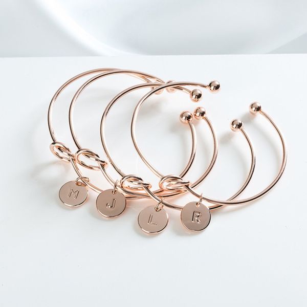 european and american metal simple knotted bracelet 26 letter wild girlfriend bracelet fashion casual love women#279467, Golden;silver
european and american metal simple knotted bracelet 26 letter wild girlfriend bracelet fashion casual love women#279467, Golden;silver