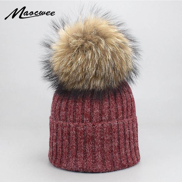 girl real fur pom pom hat winter women wool beanies hats caps natural raccoon fur pompom skullies warm knitting skiing bonnet 
girl real fur pom pom hat winter women wool beanies hats caps natural raccoon fur pompom skullies warm knitting skiing bonnet