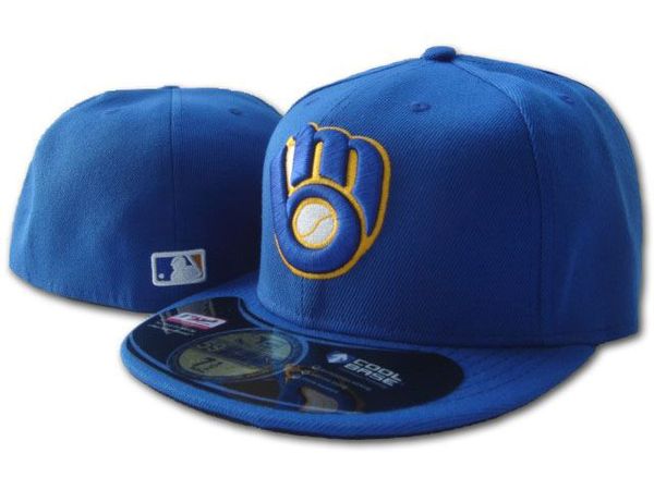 2020 retro snapback hats baseball caps flat brim hats fits ball caps brewers team chapeu bone de beisebol, Blue;gray