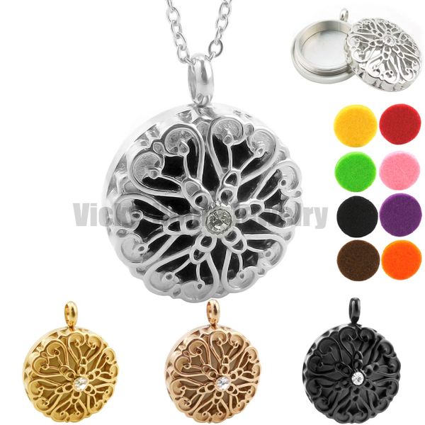 new screw round (26mm) essential oils diffuser locket aroma jewelry stainless steel perfume diffuser locket with felt pads, Black
new screw round (26mm) essential oils diffuser locket aroma jewelry stainless steel perfume diffuser locket with felt pads, Black