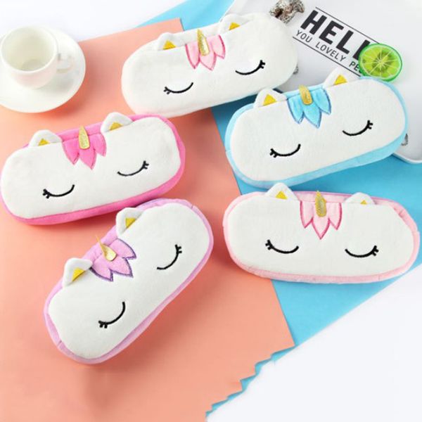 1 pc lovely plush unicorn pencil case school pencil cases stationery pencilcase bag boy girls case for school
1 pc lovely plush unicorn pencil case school pencil cases stationery pencilcase bag boy girls case for school
