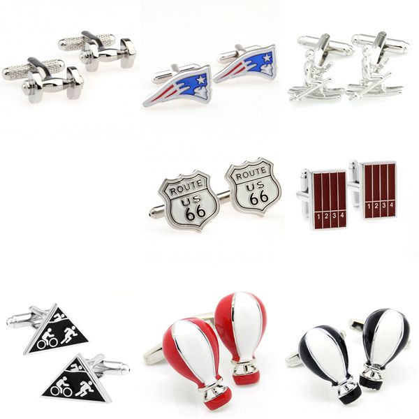fashion dumbbell sports balloon cufflink cuff link 1 pair big promotion, Silver;golden
fashion dumbbell sports balloon cufflink cuff link 1 pair big promotion, Silver;golden