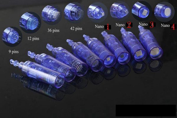 9/12/36/42/nano bayonet needle cartridge tips for dr. pen derma stamp adjustable lengths 0.25mm-3.0mm
9/12/36/42/nano bayonet needle cartridge tips for dr. pen derma stamp adjustable lengths 0.25mm-3.0mm