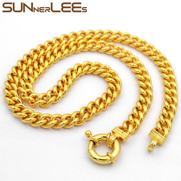 sunnerlees fashion jewelry rose gold color necklace 9mm smooth curb cuban chain for mens womens gift c39 n, Silver
sunnerlees fashion jewelry rose gold color necklace 9mm smooth curb cuban chain for mens womens gift c39 n, Silver