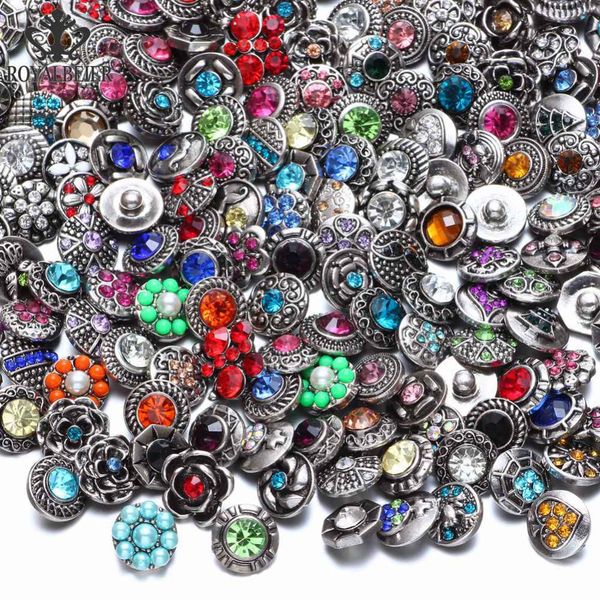 royalbeier new 50pcs/lot mixed rhinestone styles metal charms 12mm snap button jewelry for snaps bracelet diy snap jewelry, Golden;silver
royalbeier new 50pcs/lot mixed rhinestone styles metal charms 12mm snap button jewelry for snaps bracelet diy snap jewelry, Golden;silver
