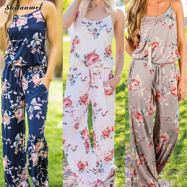 2018 women summer sleeveless backless floral rompers womens jumpsuit loose elastic waist female playsuit overalls body feminino, Black;white
2018 women summer sleeveless backless floral rompers womens jumpsuit loose elastic waist female playsuit overalls body feminino, Black;white
