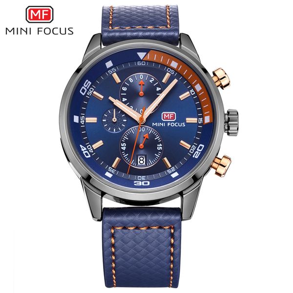 minifocus luxury quartz sport watch man relojes hombre 2018 waterproof wrist watches durable leather bracelet erkek kol saati, Slivery;brown
minifocus luxury quartz sport watch man relojes hombre 2018 waterproof wrist watches durable leather bracelet erkek kol saati, Slivery;brown