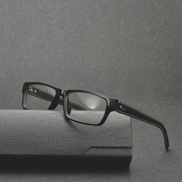 mincl/ square frame glasses vintage black leather eyeglasses frame fashion business men's myopia frames fml, Silver
mincl/ square frame glasses vintage black leather eyeglasses frame fashion business men's myopia frames fml, Silver