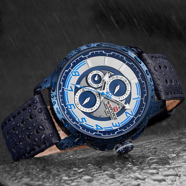 brand naviforce creative fashion leather strap quartz wrist sports watches watch waterproof clock relogio masculino, Slivery;brown
brand naviforce creative fashion leather strap quartz wrist sports watches watch waterproof clock relogio masculino, Slivery;brown