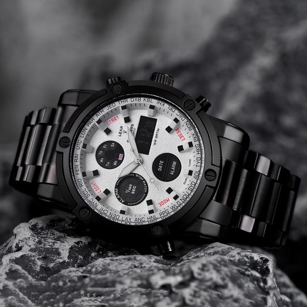 outdoor 3atm waterproof sports watches men's digital watch army quartz analog large dial wristwatch relogio masculino, Slivery;brown
outdoor 3atm waterproof sports watches men's digital watch army quartz analog large dial wristwatch relogio masculino, Slivery;brown