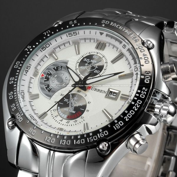 2016 curren dial water quartz hours date silver hand sport men steel wrist watch brand mens watches m926l, Slivery;brown
2016 curren dial water quartz hours date silver hand sport men steel wrist watch brand mens watches m926l, Slivery;brown