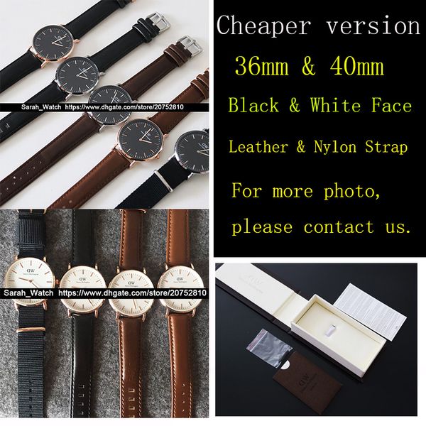 Cheaper Version 36mm & 40mm Mens Watches Top Brand Luxury Watch Ladies Casual Watch masculino Quartz Watches
Cheaper Version 36mm & 40mm Mens Watches Top Brand Luxury Watch Ladies Casual Watch masculino Quartz Watches