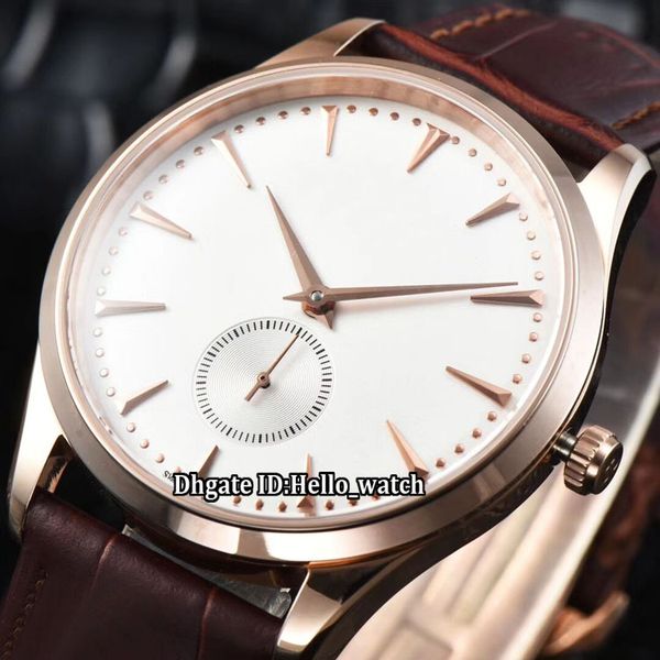 master ultra thin 40mm 1352520 white dial q1352520 automatic mens watch rose gold case leather strap gents sapphire glass new watches, Slivery;brown
master ultra thin 40mm 1352520 white dial q1352520 automatic mens watch rose gold case leather strap gents sapphire glass new watches, Slivery;brown