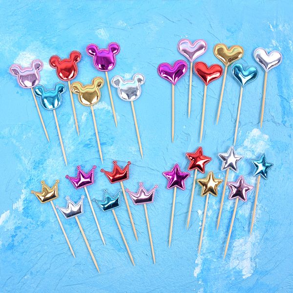 40pcs/lot crown/star/heart/cat head shape padded applique for happy birthday cake er birthday cake insert cards
40pcs/lot crown/star/heart/cat head shape padded applique for happy birthday cake er birthday cake insert cards