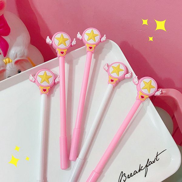 24 pcs/lot magic star scepter gel pen signature pen escolar papelaria school office supply promotional gift
24 pcs/lot magic star scepter gel pen signature pen escolar papelaria school office supply promotional gift