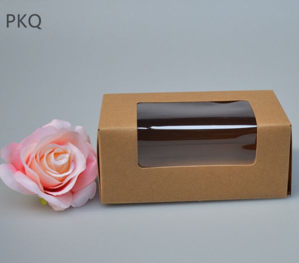 20pcs/lot 13.7x7x6cm paper boxes for cakes macaron kraft paper box with window cake cookies packaging box for wedding birthday
20pcs/lot 13.7x7x6cm paper boxes for cakes macaron kraft paper box with window cake cookies packaging box for wedding birthday