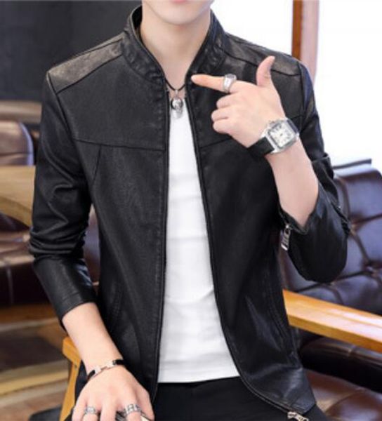 men fall european american boutique trend thermal fashion personality han version of youth stand collar pu leather jacket /m-4xl, Black
men fall european american boutique trend thermal fashion personality han version of youth stand collar pu leather jacket /m-4xl, Black
