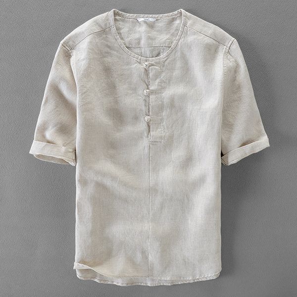 italy brand summer shirt men casual fashion men shirts short sleeve pure linen shirt mens solid chinese style shirts male camisa, White;black
italy brand summer shirt men casual fashion men shirts short sleeve pure linen shirt mens solid chinese style shirts male camisa, White;black