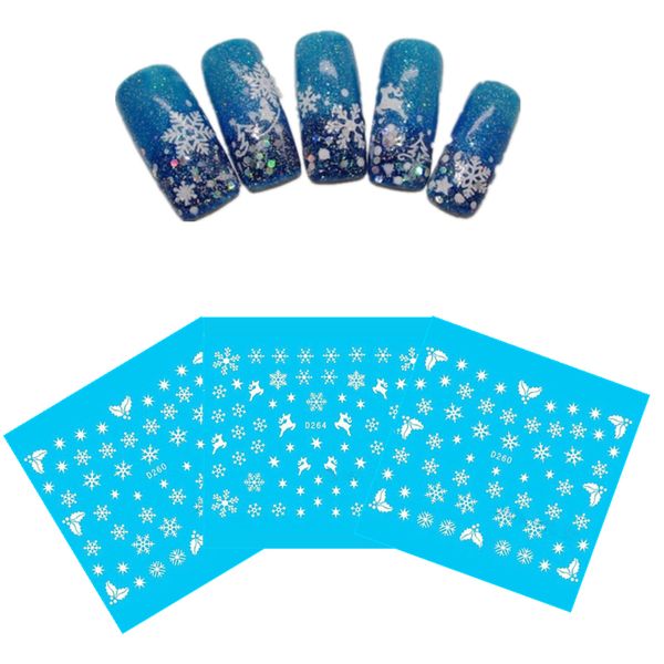 1 sheet water transfer nail art sticker white snowflakes deer christmas gift women manicure diy decal nail decals, Black
1 sheet water transfer nail art sticker white snowflakes deer christmas gift women manicure diy decal nail decals, Black