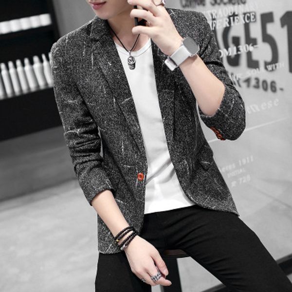 men clothes 2018 spring new men's casual blazer masculino korean version jacket student coat fashion men blazer slim fit cd50, White;black
men clothes 2018 spring new men's casual blazer masculino korean version jacket student coat fashion men blazer slim fit cd50, White;black