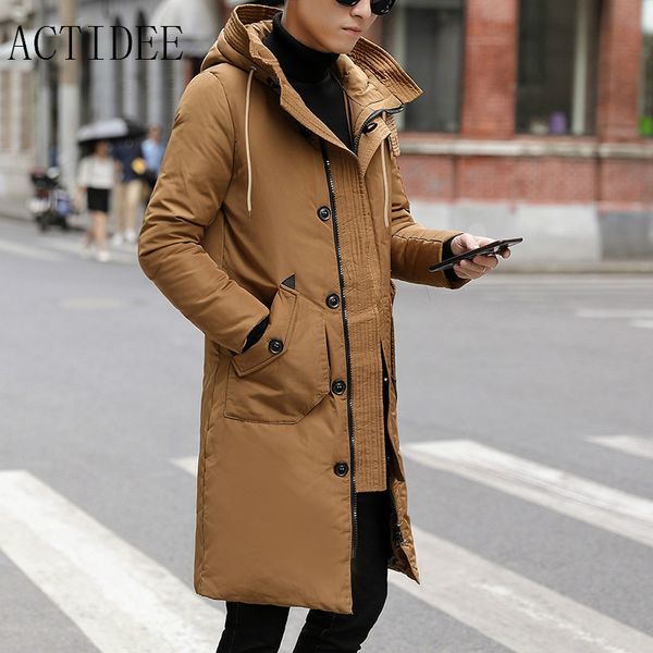 2017 new winter male hooded long cotton down jacket with fleece thick slim cotton padded winter jackets men, Black
2017 new winter male hooded long cotton down jacket with fleece thick slim cotton padded winter jackets men, Black