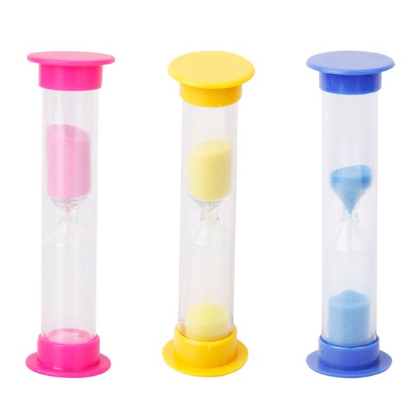 creative desksand timer kid teeth brush hourglass home decoration sand clock timer gift toys 1/2/3 min