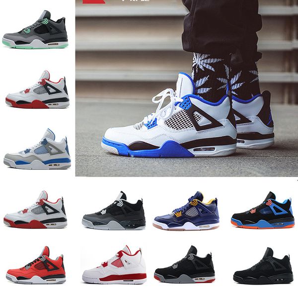 4 4s white cement alternate 89 basketball shoes men women bred royalty game royal sports sneakers, White;red
4 4s white cement alternate 89 basketball shoes men women bred royalty game royal sports sneakers, White;red