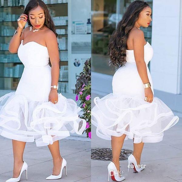 white organza ruffles prom dresses aso ebi plus size short evening gowns sweetheart women formal party dress cheap, Black
white organza ruffles prom dresses aso ebi plus size short evening gowns sweetheart women formal party dress cheap, Black