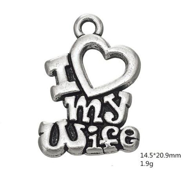 2021 word i love my wife heart charms jewelry for women other customized jewelry, Bronze;silver
2021 word i love my wife heart charms jewelry for women other customized jewelry, Bronze;silver