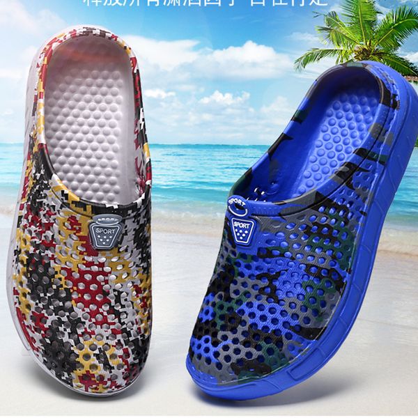 camouflage tarmac summer beach slippers men hollow out breathable beach flip flops casual slip-on flats sandals outdoor wading shoes, Black
camouflage tarmac summer beach slippers men hollow out breathable beach flip flops casual slip-on flats sandals outdoor wading shoes, Black