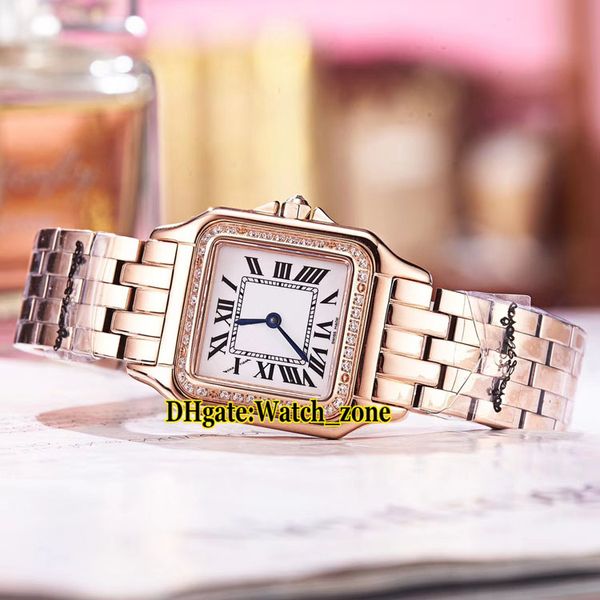 new 27mm panthere de wjpn0009 white dial swiss quartz womens watch diamond bezel rose gold case steel band fashion lady watches, Slivery;brown
new 27mm panthere de wjpn0009 white dial swiss quartz womens watch diamond bezel rose gold case steel band fashion lady watches, Slivery;brown