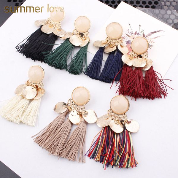 new 11 colors ethnic boho long tassel earrings for women 2018 fashion statement jewelry sequins dangle earrings wholesale chandelier fashion, Silver
new 11 colors ethnic boho long tassel earrings for women 2018 fashion statement jewelry sequins dangle earrings wholesale chandelier fashion, Silver