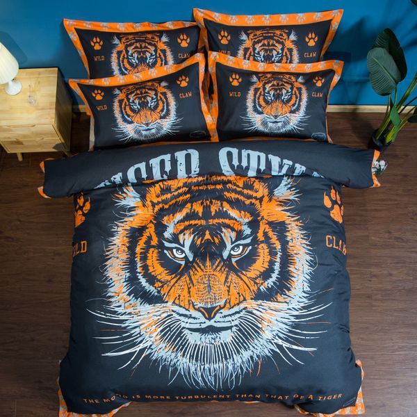 black yellow tiger by pixie cold art bedding set animal duvet cover geometric water kids bed set colorful home textiles
black yellow tiger by pixie cold art bedding set animal duvet cover geometric water kids bed set colorful home textiles