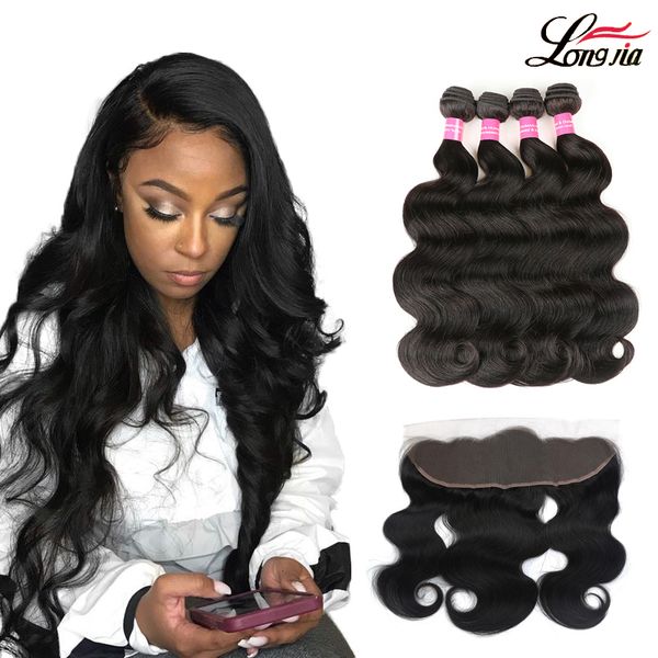 human hair bundles with closure brazilian body wave hair weave bundles lace frontal closure with bundles body wave virgin hair extension, Black
human hair bundles with closure brazilian body wave hair weave bundles lace frontal closure with bundles body wave virgin hair extension, Black
