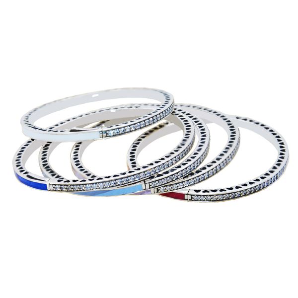 2017 7color 100% 925 sterling silver enamel cz heart-shaped radiant fit europe pan bracelet for women jewelry charm bangle, White
2017 7color 100% 925 sterling silver enamel cz heart-shaped radiant fit europe pan bracelet for women jewelry charm bangle, White