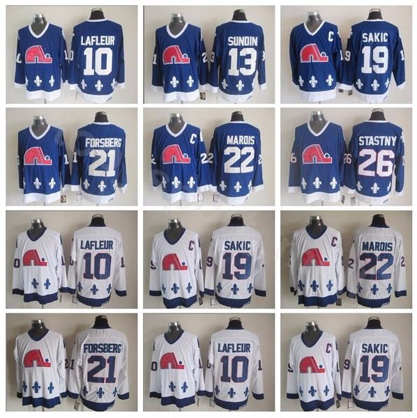 men quebec nordiques 21 peter forsberg jerseys hockey 26 peter stastny 13 mats sundin 19 joe sakic 10 guy lafleur 22 mario marois, Black;red
men quebec nordiques 21 peter forsberg jerseys hockey 26 peter stastny 13 mats sundin 19 joe sakic 10 guy lafleur 22 mario marois, Black;red