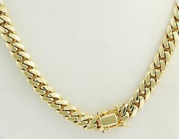 14k yellow gold fill men's miami cuban chain necklace polished 22" 12.00mm, Silver
14k yellow gold fill men's miami cuban chain necklace polished 22" 12.00mm, Silver