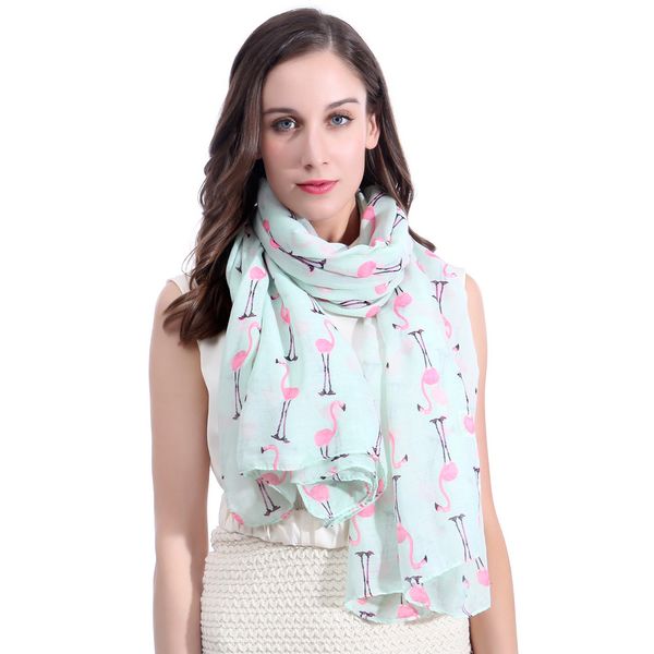 cute flamingos bird print women's scarf shawl wrap large size soft light weight for all seasons, Blue;gray
cute flamingos bird print women's scarf shawl wrap large size soft light weight for all seasons, Blue;gray