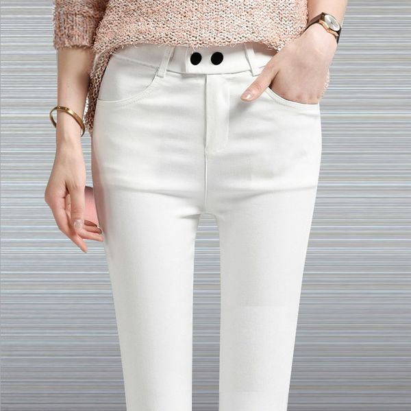 women fashion long tousers elastic hip pants slimming leggings ladies sports yoga high waisted pencil tight spring autumn solid color, Black;white
women fashion long tousers elastic hip pants slimming leggings ladies sports yoga high waisted pencil tight spring autumn solid color, Black;white