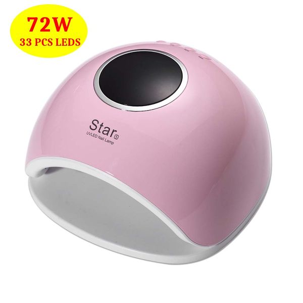 timistory 72w uv led nail lamp for manicure 33 pcs leds nail dryer for curing gel polish tools with infrared sensing
timistory 72w uv led nail lamp for manicure 33 pcs leds nail dryer for curing gel polish tools with infrared sensing