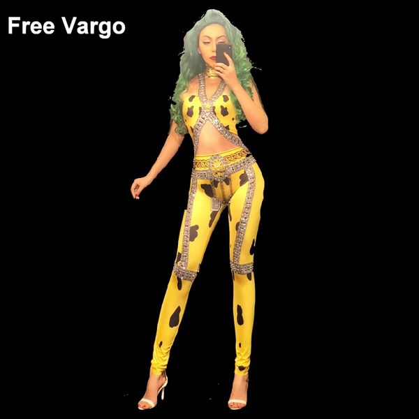 women yellow jumpsuit 3d printed sparkling crystals bodysuit nightclub party stage wear performance singer costumes, Black;red
women yellow jumpsuit 3d printed sparkling crystals bodysuit nightclub party stage wear performance singer costumes, Black;red