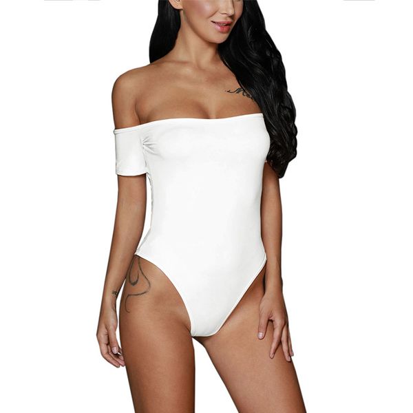 Women Skinny Jumpsuits Sexy Slash Neck Summer Short Sleeved Swimwear Bikinis Women One Piece Swimsuits Clothing
Women Skinny Jumpsuits Sexy Slash Neck Summer Short Sleeved Swimwear Bikinis Women One Piece Swimsuits Clothing