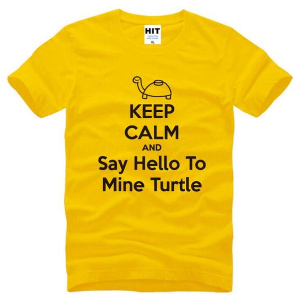 keep calm and say hello to mine turtle printed t shirt men summer short sleeve o-neck cotton men's t-shirt funny tee shirt homme, White;black
keep calm and say hello to mine turtle printed t shirt men summer short sleeve o-neck cotton men's t-shirt funny tee shirt homme, White;black