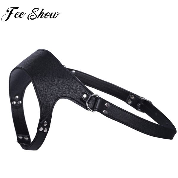 black men lingerie faux leather adjustable one-shoulder body chest harness bondage costume with buckles
black men lingerie faux leather adjustable one-shoulder body chest harness bondage costume with buckles