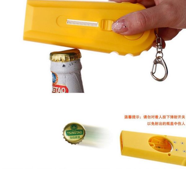 creative aluminum alloy beer openers bar wine starter bottle opener original caps shooting fly bar cap launcher kepringing gift
creative aluminum alloy beer openers bar wine starter bottle opener original caps shooting fly bar cap launcher kepringing gift