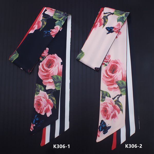 stripe female scarf new flower bag 110cm*7cm double-sided silk ribbon scarf tied rose xiangchen hair band nbpbb, White;black
stripe female scarf new flower bag 110cm*7cm double-sided silk ribbon scarf tied rose xiangchen hair band nbpbb, White;black