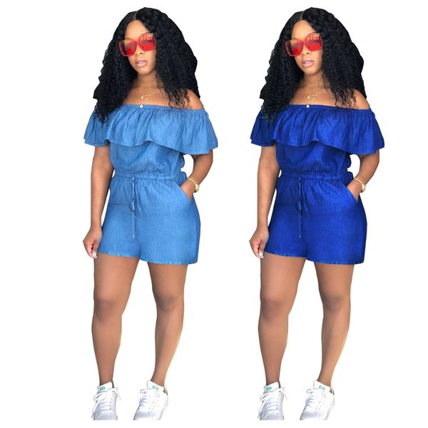 2018 summer shorts jumpsuit fashion casual jumpsuits jeans slash neck ruffles women jumpsuit denim overalls rompers girls female, Black;white
2018 summer shorts jumpsuit fashion casual jumpsuits jeans slash neck ruffles women jumpsuit denim overalls rompers girls female, Black;white