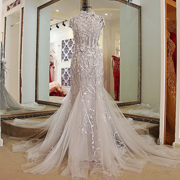 mermaid dresses evening dress lace up back back cap sleeves high neck lace formal big bow evening gowns grey real ps prom dubai, Black
mermaid dresses evening dress lace up back back cap sleeves high neck lace formal big bow evening gowns grey real ps prom dubai, Black