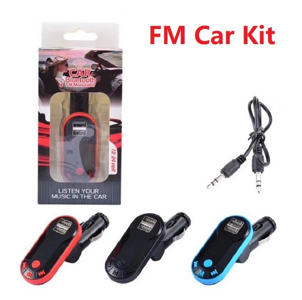 FM Transmitter Double USB Charger Cheap Bluetooth Car Kit FM Radio Car Bluetooth Adapter Support TF Card USB Flash Drive AUX Better S7
FM Transmitter Double USB Charger Cheap Bluetooth Car Kit FM Radio Car Bluetooth Adapter Support TF Card USB Flash Drive AUX Better S7