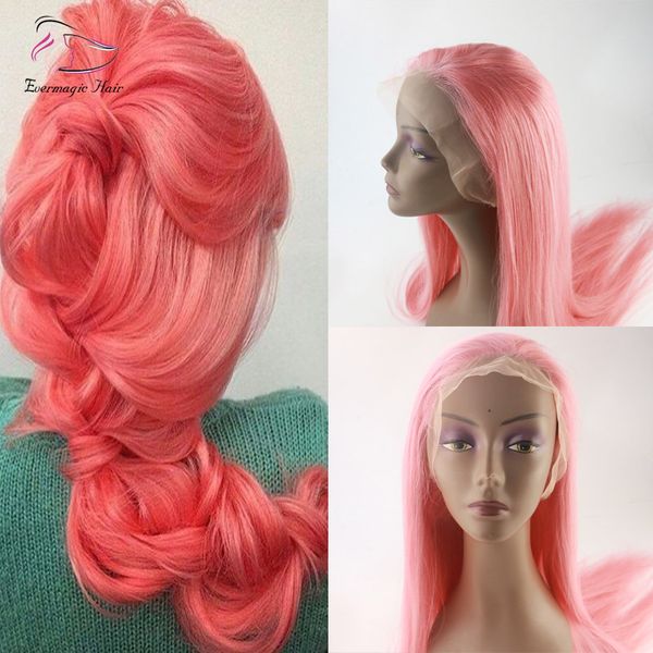 evermagic brazilian human hair full lace wigs light baby pink color straight silk base wig hair, Black;brown
evermagic brazilian human hair full lace wigs light baby pink color straight silk base wig hair, Black;brown